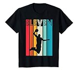 Kinder 11. Geburtstag Geschenk Basketball Sport Basketballspieler T-Shirt