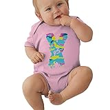 Baby Jungen Pyjama Unisex Strampler Baby Mädchen Body Jake-Paul X-Jp Säugling Niedlicher Jumpsuit Outfit 0-2T Kinder, rose, 12 Monate