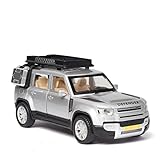 DZYWL Auto Spielzeug Modellbausätze 1:32 for Land Rover Defender 2020 Alloy Car Model Mit Sound Und Licht Pull Back Toy Crafts Ausdruck Der Liebe (Farbe : Rot)