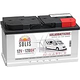 Solarbatterie Batterie 12V 120AH Wohnmobilbatterie Boot Marine Wohnmobil Versorgung Verbraucher statt 100Ah