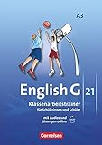 English G 21 - Ausgabe A / Band 3: 7. Schuljahr - Klassenarbeitstrainer mit Lösungen und Audio-Materialien Online: Klassenarbeitstrainer mit Audios und Lösungen online