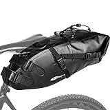 Jeebel Fahrradtasche Wasserdicht BackLoader Satteltasche - 10L Bikepacking Taschen Fahrradtasche Sattelstütze für Rennrad Mountainbike