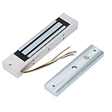 Elektro Magnetisches Schloss, 180kg/350lbs Elektro Magnetisches Türschloss, DC 12V NC-Modus Fünf-Draht-Elektro Magneten Schloss für Eintür-Zugangs Kontroll System,