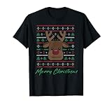 Merry Christmas, ugly, Funny, Lustige Weihnachten T-Shirt