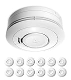 Ei Electronics Ei650 Rauchmelder (mit 10-Jahres-Batterie, Testsieger Stiftung Warentest, 12er Set)
