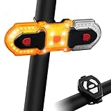 Sunydog Drahtloses Kontroll-Fahrrad-Blinker-Licht-wasserdichtes Fahrrad-vorderes hinteres Sicherheits-Warnlicht