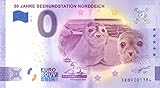 0 Euro Schein Deutschland 2021 · Seehundstation Norddeich · Souvenir o Null € Banknote
