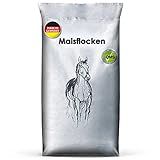 Eggersmann Maisflocken – Einzelfuttermittel für Pferde und Ponys – Viel Energie, wenig Eiweiß – 15 kg Sack