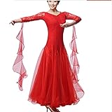 WXJY Modernes Gesellschaftstanzkleid Standardrock Turnierkleid Kostüme Darstellendes Kleid Tango Kostüm Walzerkleid