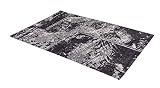 ASTRA Webteppich Teramo, Größen erhältlich Teppich, Polyester, Patchwork schwarz, 170x240