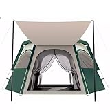 Campingzelt mit Sofortigem Aufbau, Wetterfestes Outdoor-Biwakzelt, Doppelt Dickem Stoff und Mitgelieferter Tragetasche, Aufbau in 60 Sekunden (Size : Small)
