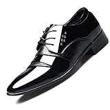 Dabeigouznjpxnn Herren Schuhe Leder Herren- Formale Schuhe, Ledermode-Hochzeitsschuhe, männer Oxford- Schuhe Plus Größe 38-48 (Size : 10)