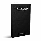 CREATOR JOURNAL - Tagebuch mit Lernplattform | Erfolgsjournal für Produktivität, Fokus & Klarheit | Planer, Tagesplaner, Journal, Notizbuch (Schwarz, DIN A5)