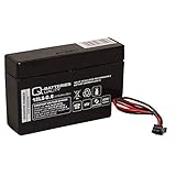 Q-Batteries 12LS-0.8 12V 0,8Ah AGM Blei-Vlies Akku für Heim & Haus R
