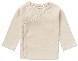 Noppies Unisex Baby U Tee Overlap Ls Rib Nanyuki T Shirt, Ras1202 Oatmeal -P611, 56 EU