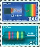 FGNDGEQN Briefmarken Deutschland 1994 Europa Physische Leistung Ohm Gesetz Quantentheorie 2 Neue ausländische Stempel