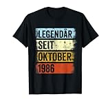 35. Geburtstag Mann 35 Jahre Legendär seit Oktober 1986 T-Shirt