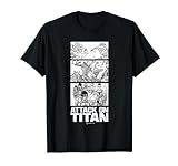 Attack on Titan Annie Leonhart VS Reiner Braun Stack Manga T-Shirt