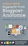 Blogging für Profis: Blogpost-Anatomie - Content Hacks to go 1: Checklist: Effiziente Blogpost-Briefings. Erhöhte Online-Sichtbarkeit. Erfolgreicher bloggen.