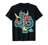 Jurassic Park JP Tropical Logo-Füllung T-S