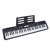 MBBHD Keyboard Klavier Tragbare Multifunktions-61-Taste-Klavier-Tastatur