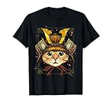 Samurai Cat Warrior Samurai Cat Lovers T-Shirt