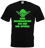 Master Yoda T-Shirt Star Wars EINE BEHINDERUNG ICH BEI DIR SPÜRE! Braun-