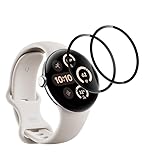 Banuyaw für Schutzfolie Google Pixel Watch 3 41mm Folie Google Pixel Watch 3 41mm Panzerfolie, für Blasenfrei Glasfolie Google Pixel Watch 3 41mm Displayschutzfolie, 2 Stück Soft TPU HD Schutzg
