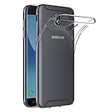 AICEK Samsung Galaxy J7 2017 Hülle, Transparent Silikon Schutzhülle für Samsung J7 2017 Case Crystal Clear Durchsichtige TPU Bumper Galaxy J7 2017 Handyhülle (5,48 Zoll SM-J730F)