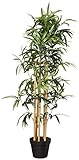Amazon Basics künstliche Bambuspflanze mit Kunststoff-Blumentopf – 100 cm