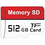 dolrun SD Karte 512GB Speicherkarte SD-Karte 512GB Externe Datenspeicher Memory Karte Mini SD Karte für Android Handy, Tablet, Kameras, Laptops, Desktop-Computern