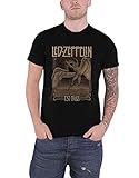 Led Zeppelin Faded Falling T-Shirt schwarz XL