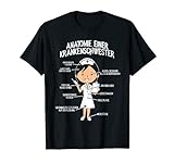Lustiges Krankenpflegerin T-Shirt: Krankenschwester-Anatomie T-Shirt