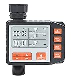 RoseFlower Digital Programmierbarer Garten Rasen Wasserhahn Computer Schlauch Armatur Sprinkleruhr Bewässerungssystem Controller Automatische Bewässerung Bewässerungsuhr für Garten Hof
