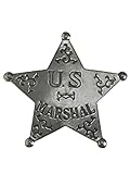 Anstecker Pin Sheriffstern US Marshal Historische Nachbildung Made in USA Western Country