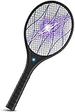 Elektrische Fliegenklatsche mit UV-Lampe, 3800 V Mückenvernichter USB wiederaufladbar 1200 mAh Bug Summer Fly Swatter Trap Home Bug Racket