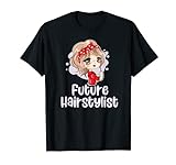 Future Hairstylist niedliches Bandana für Mädchen und Tochter T-Shirt