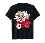 Dabbing Hund Polen Fußball Mannschaft Polnische Flagge Sport T-Shirt
