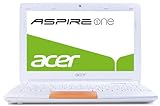 Acer Aspire one Happy 2 25,7 cm (10,1 Zoll) Netbook (Intel Atom N570, 1,6GHz, 1GB RAM, 250GB HDD, Intel 3150, Bluetooth, Win 7 Starter) orange