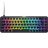 Fnatic Gear | STREAK65 | mechanische Gaming-Tastatur mit LED RGB-Hintergrundbeleuchtung - Fnatic Speed Silver-Schalter - kleine, kompakte und tragbare Tastaturbelegung (65%) (DE-Layout; QWERTZ)