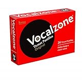 Vocalzone - Halspastillen (Packung mit 24 Stück). Für Gesang