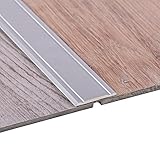 Gedotec Übergangsprofil Aluminium Silber eloxiert - SUPERFLACH | 1 Stück - Übergangsschiene - selbstklebend | Maße: (L x B x H) 1000 mm x 30 mm x 1,75 mm | Ausgleichsprofil - Ab