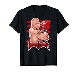 WWE Brock Lesnar mit Logo und Unterschrift T-Shirt