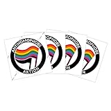 Antihomophobe Aktion Sticker Paket (30, 50 oder 100 Stück) 7,2 x 7,2cm