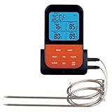 NA Drahtloser wasserdichter BBQ-Thermometer-Digital-Kochofen-Grill-Thermometer