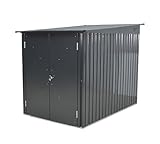 tepro Metallgerätebox Fahrradbox Bike & More Midi,anthrazit,Maße: 142x197x157