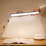 Semlos LED Lichtleiste, Wiederaufladbare USB Leselampen mit Akku, Stufenlose Dimm Touch Lampe für das Arbeitszimmer im Schlafsaal am Krankenbett