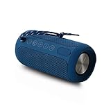 SCDMY Tragbare wasserdichte drahtlose Bluetooth-Lautsprecher-Stereo-Sound-Sound-Box-Telefon Tf. Karte Fm Outdoor Music Soundbar. (Color : Blue)