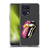 Head Case Designs Offizielle The Rolling Stones Girls Pop Art Zunge Solo Alben Soft Gel Handyhülle Hülle kompatibel mit Oppo Find X5