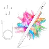 Stylus Stift für iPad(2018-2022),Apple Pencil mit Handflächenabweisung, Stylus Pen Kompatibel mit iPad Pro 11/12.9',iPad 10/9/8/7/6th Gen,iPad Air 5/4/3th Gen,iPad Mini 6/5th Gen für Malen Skizzieren